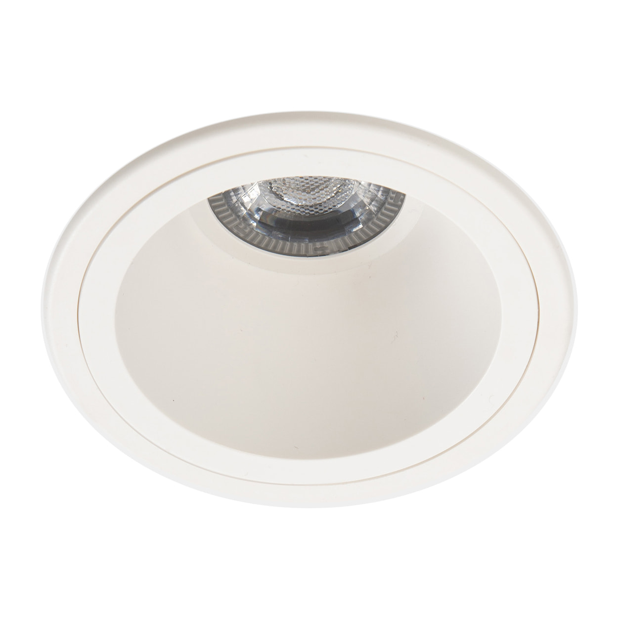 LEDS C4 Downlight Lite Ø88Mm 6.7W Blanco Cálido - 2700K Cri 80 46.5º On-Off Blanco Ip