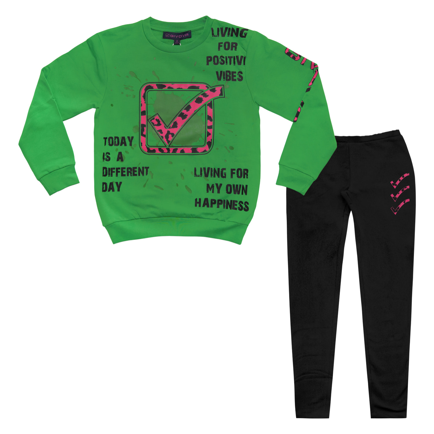 Tuta Ragazza GIVOVA Cotone Felpato 8 - 14 Anni