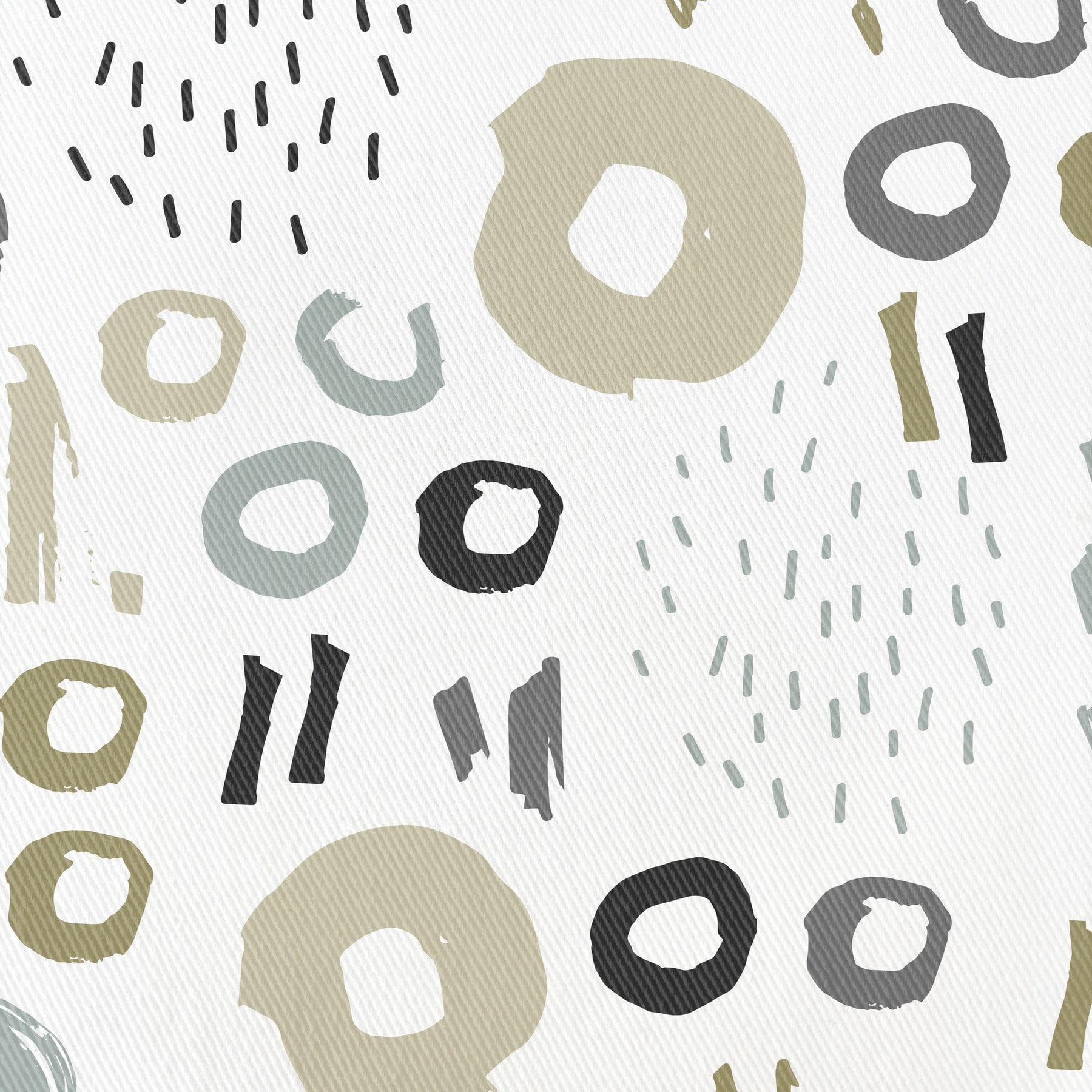 Nappe imprimée anti-tâches MILDRED TAUPE