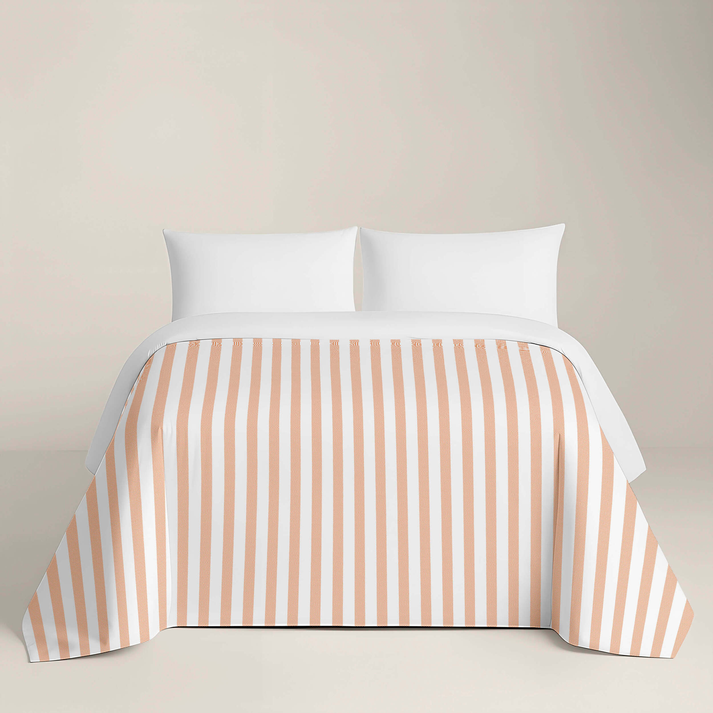 Funda Nórdica Estampada - Cierre Solapa - 100% Algodón - Incluye 1/2 Fundas de Almohada - Costa Scarlet