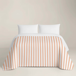 Funda Nórdica Estampada - Cierre Solapa - 100% Algodón - Incluye 1/2 Fundas de Almohada - Costa Scarlet