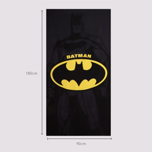 Toalla Microfibra de Batman - 90x180x1 cm - Color:Negro