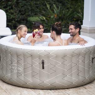 Bestway Spa gonflable rond Lay-Z-Spa Madrid AirJet avec WiFi 2-4 personnes
