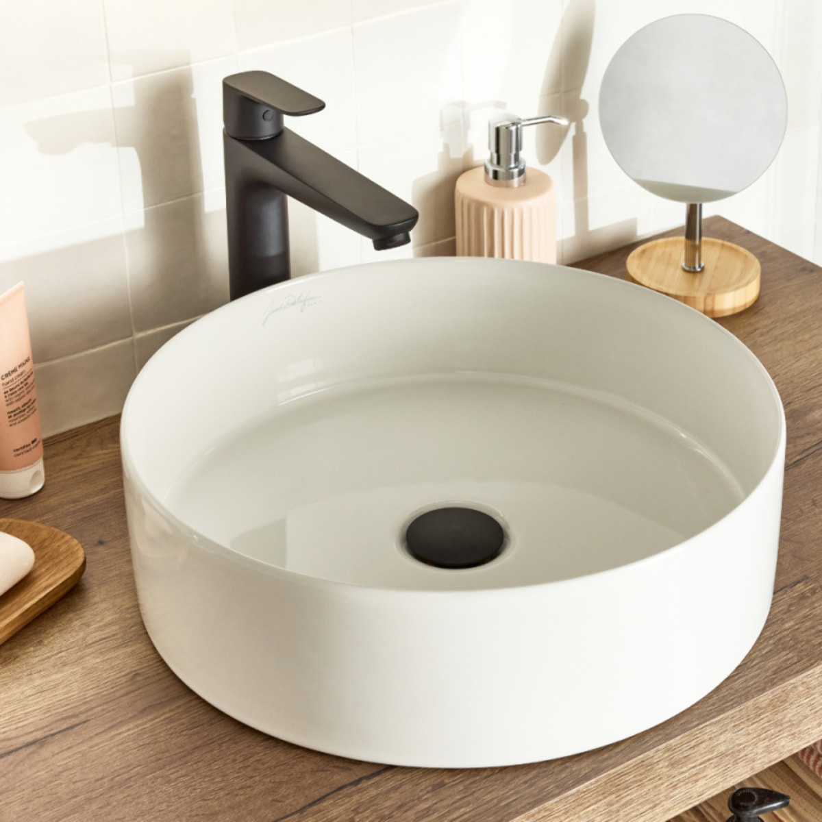 Mitigeur lavabo L July+ sans vidage Noir mat