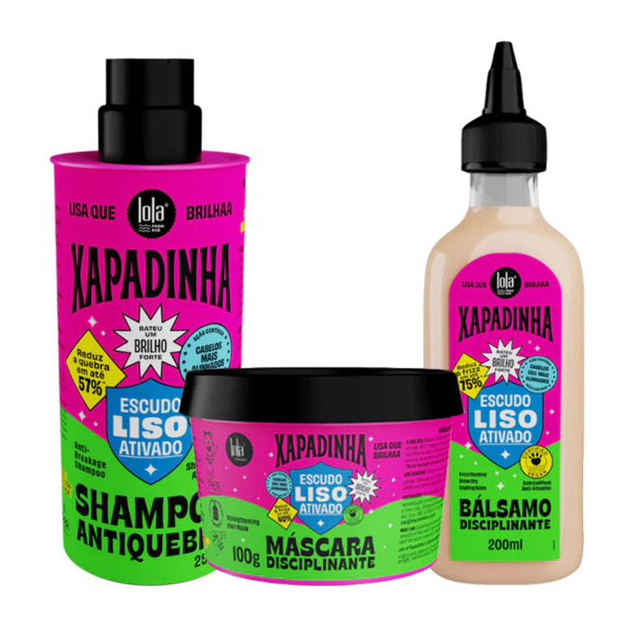 LOLA Kit Xapadinha Shampoo 250ml + Maschera 100ml + Balsamo 200ml