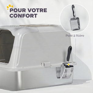Maison de toilette fermée bac acier inox filtres désodorisants