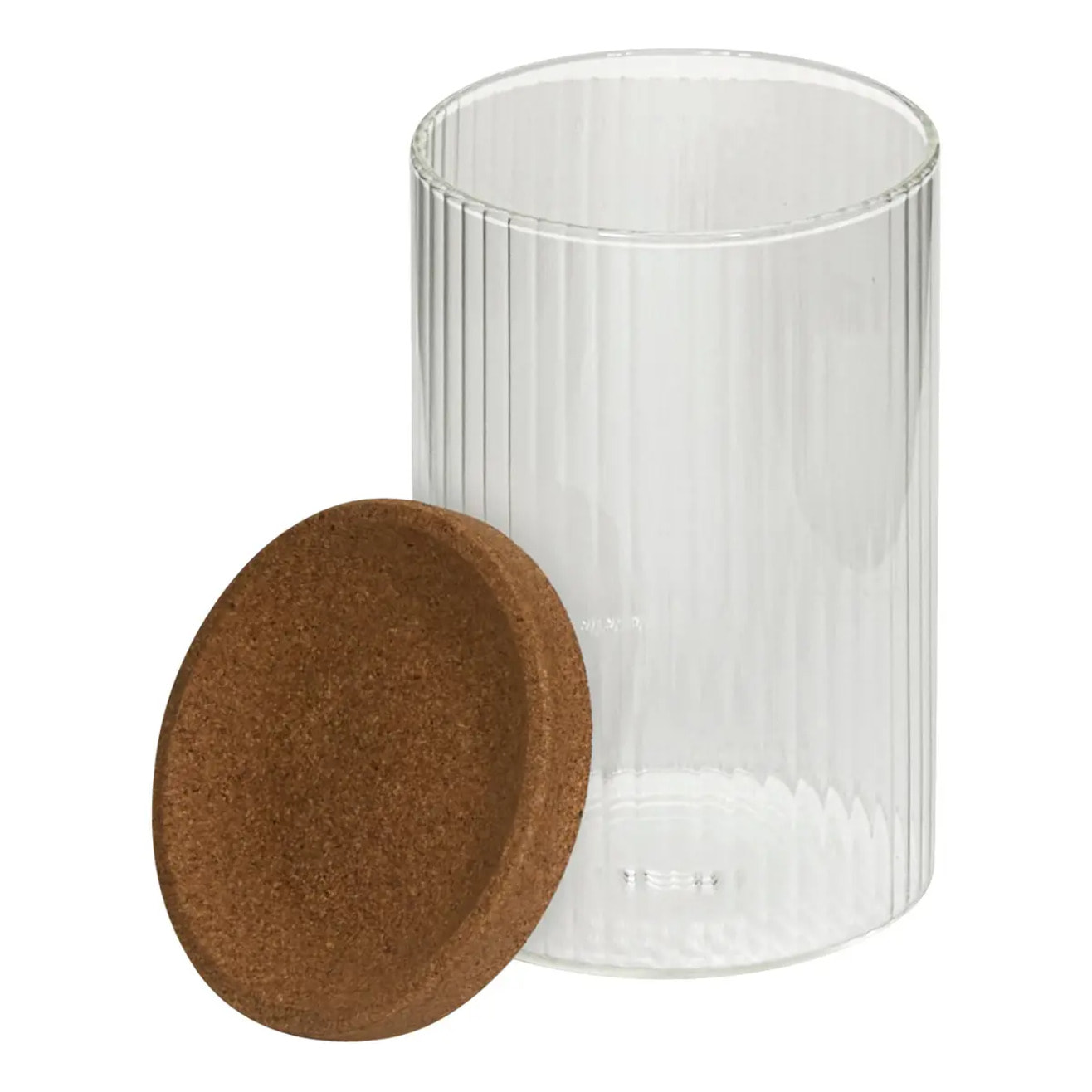 Lot de 4 organiseurs en verre avec support liège