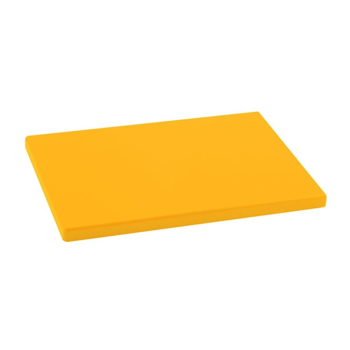 Metaltex Tabla Profesional Cocina 29x20x1.5 Color Amarillo. Polietileno