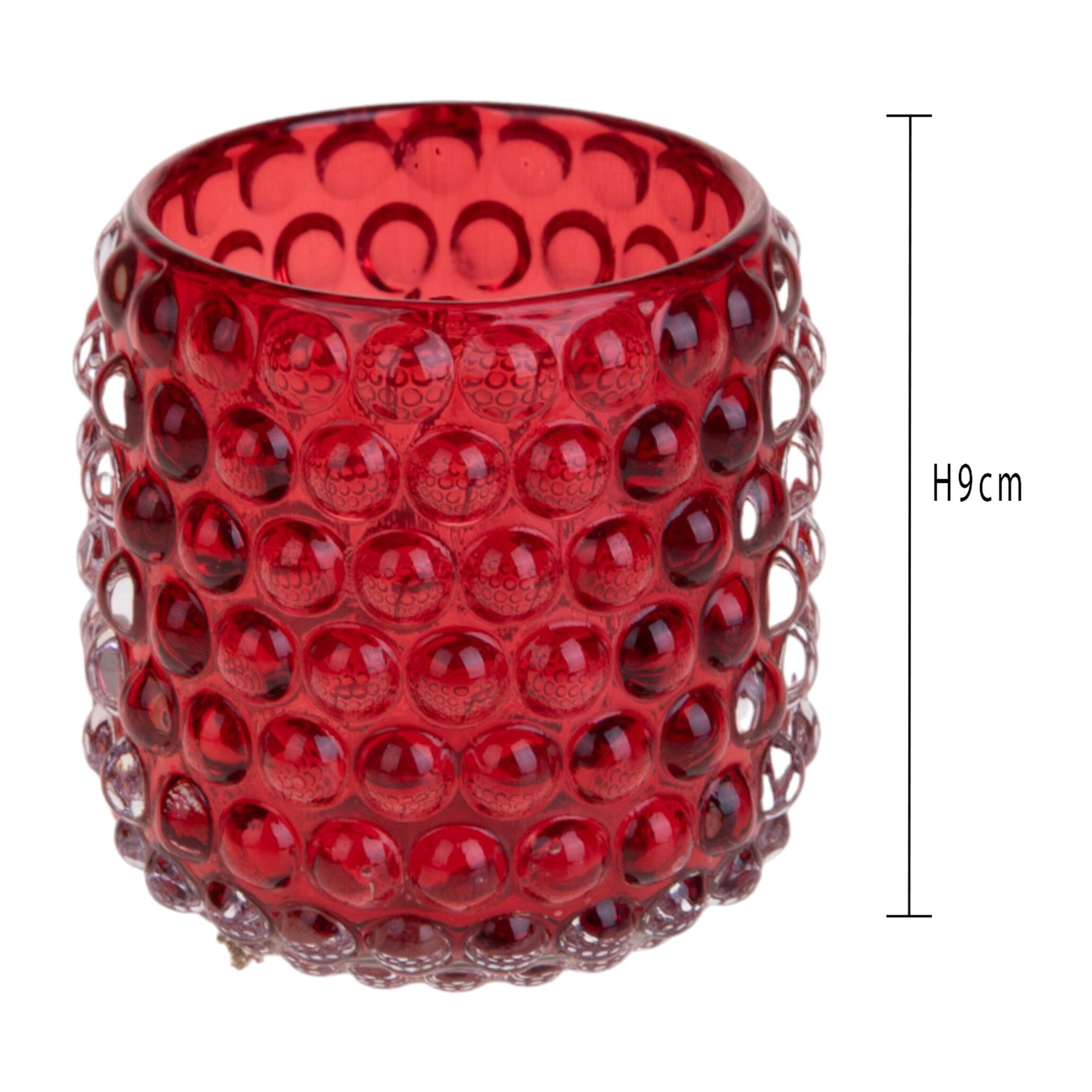 Portacandele bubble - Pezzi 12 - 9xH9x9cm - Bianchi Dino SpA