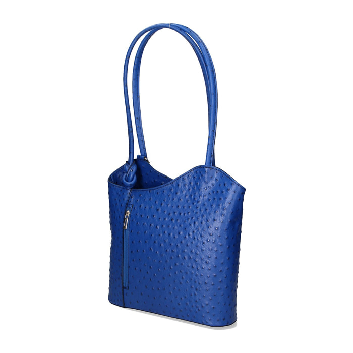 Zaino da donna in vera pelle - Modello Charlotte - 28.0 x 25.0 x 9.0 cm