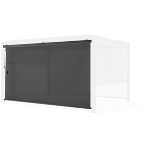 Store pergola bioclimatique - 277 x 208 cm - Gris anthracite