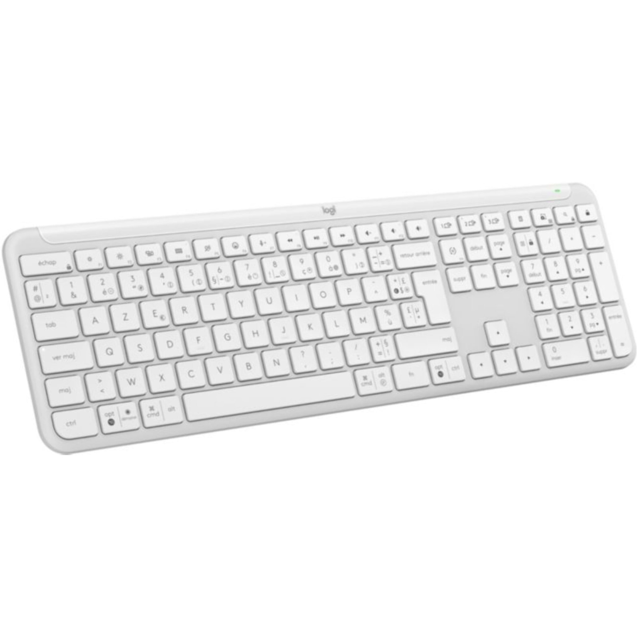 Clavier sans fil LOGITECH Signature Slim K950 Bluetooth Blanc