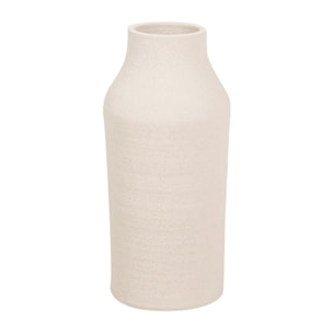 Florero Ceramica Beige 25x25x40 Cm