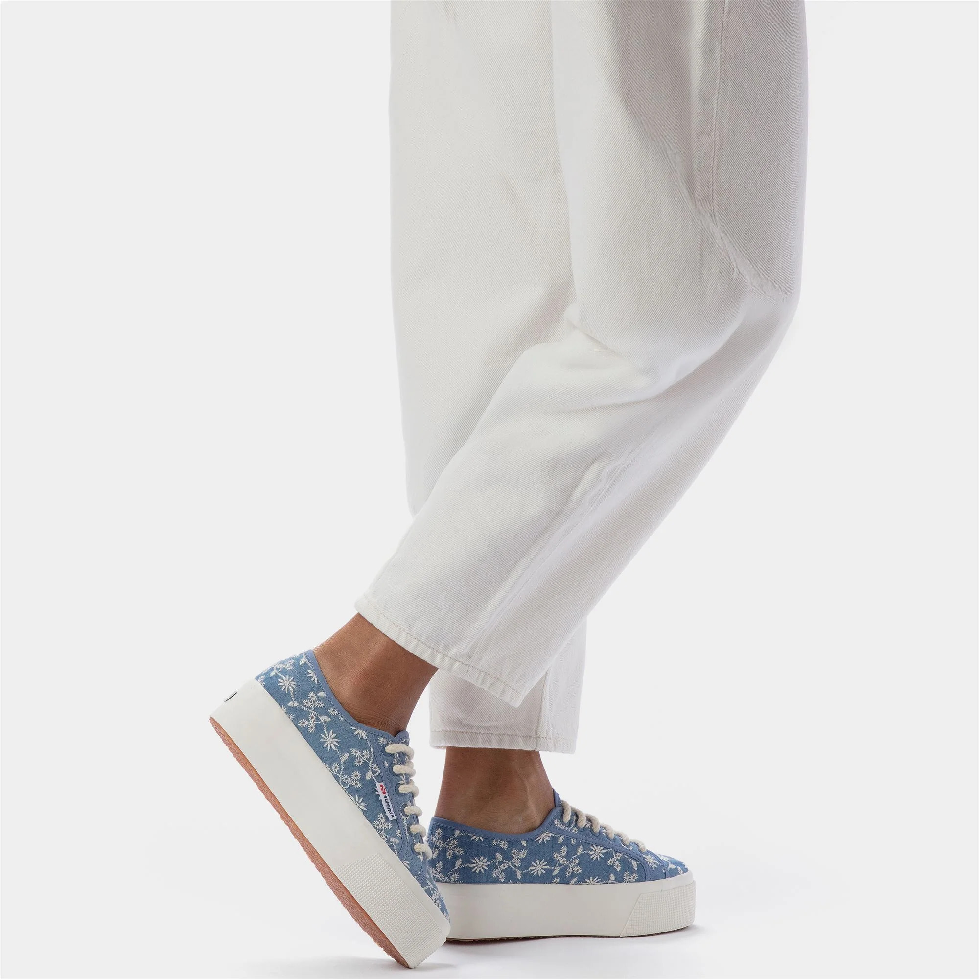 Superga - Scarpe da donna Donna Blu - 2790 Platform Sangallo