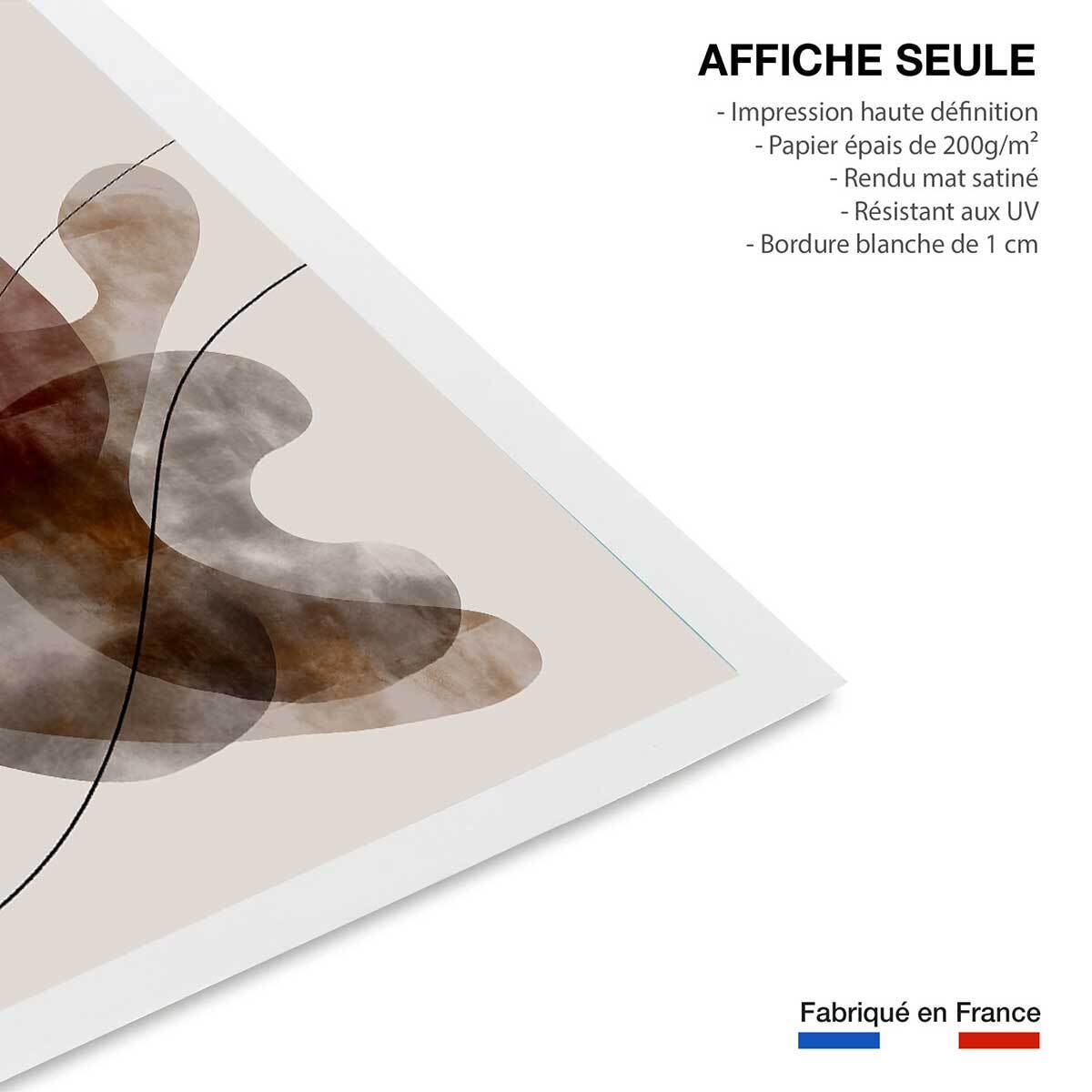 Affiche Organisme abstrait N°2 Affiche seule