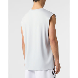 PLEIN SPORT Slub Cotton Tanktop