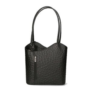 Zaino da donna in vera pelle - Modello Charlotte - 28.0 x 25.0 x 9.0 cm