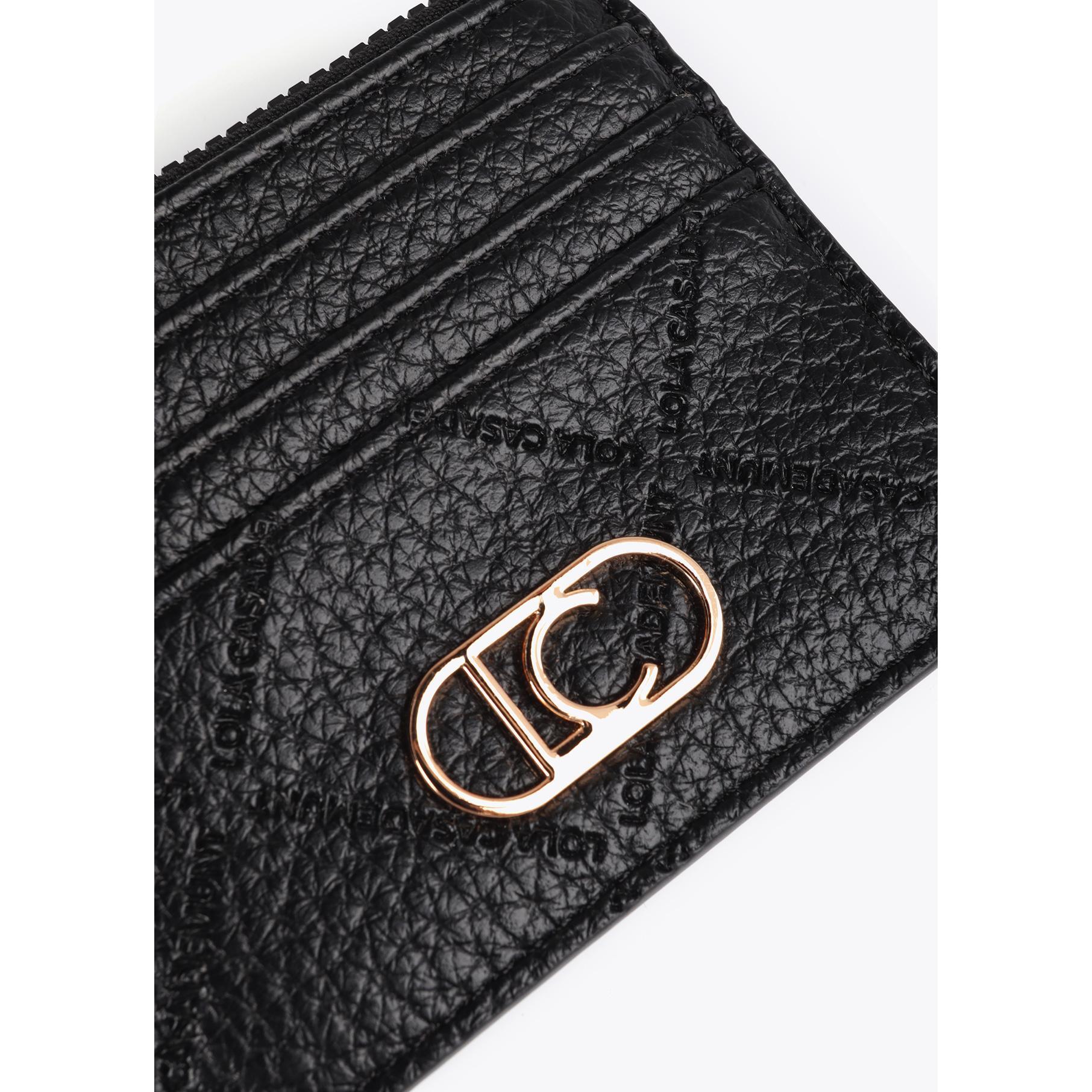 Portatessere monogramma a rombi