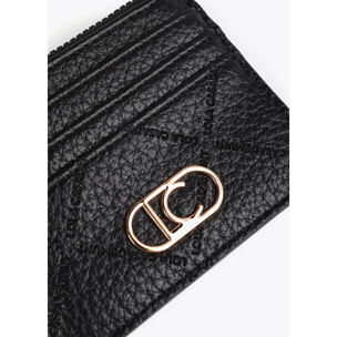 Portatessere monogramma a rombi