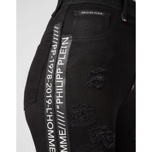 PHILIPP PLEIN Miss High Waist Jegging Stripes