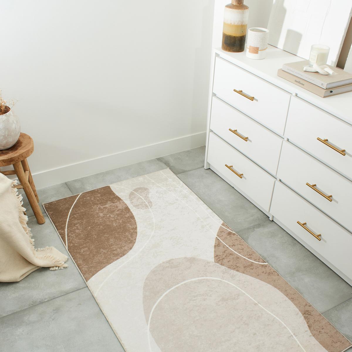 Tapis salon et chambre tissé motif abstrait MUPU