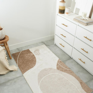 Tapis salon et chambre tissé motif abstrait MUPU