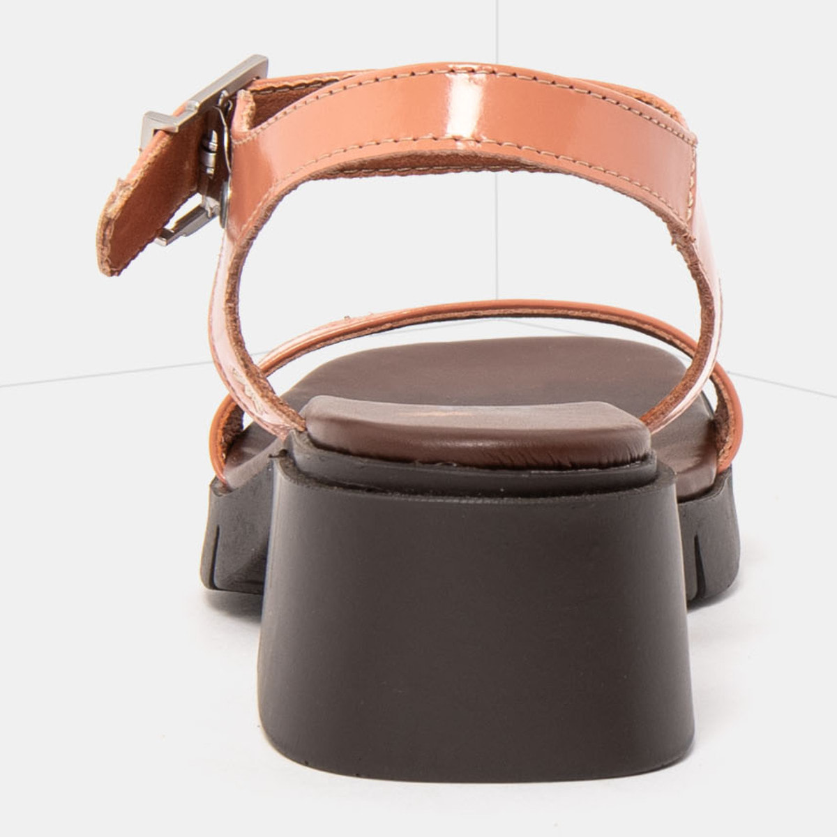 Sandalias con tacón 2060 NAPPA SHINNY FLAMINGO / VARSOVIA color Flamingo