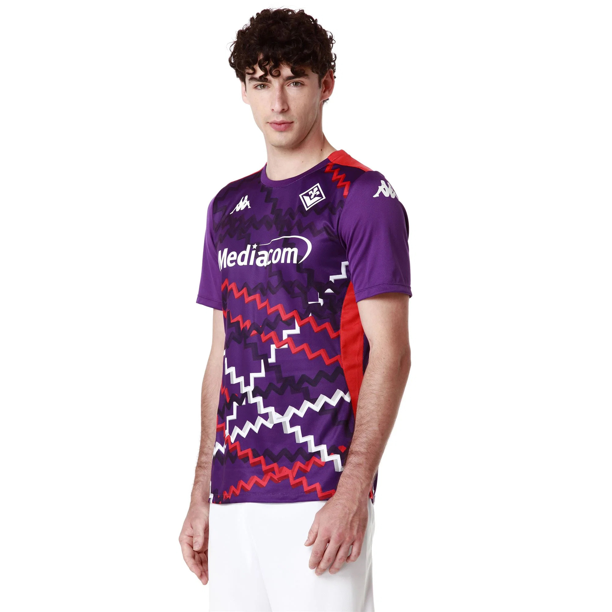 Kappa - Camisetas de juego Niño Violeta - Aboupre Pro 8 Fiorentina