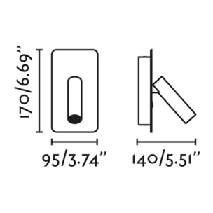 SUAU LECTOR BLANCO USB C LED 3W