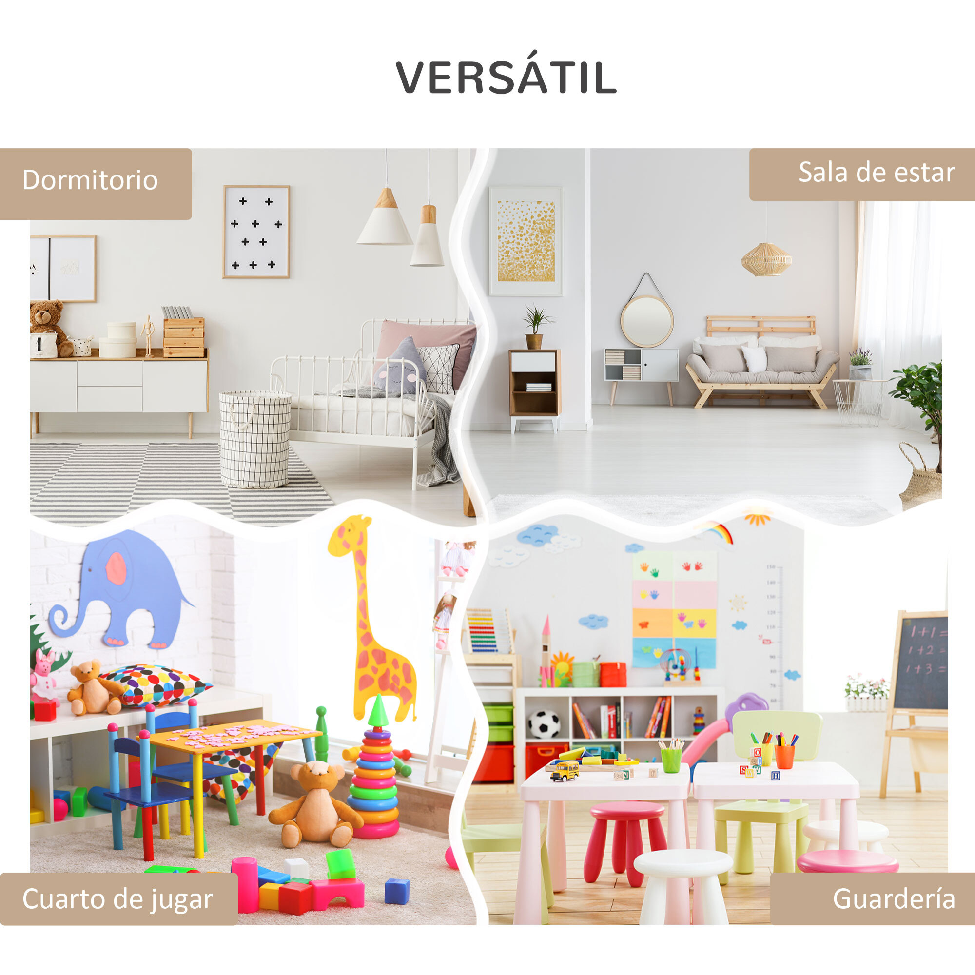 Estantería Infantil con 3 Compartimentos 2 Cubos Cajón y Ruedas 60x29,9x90 cm