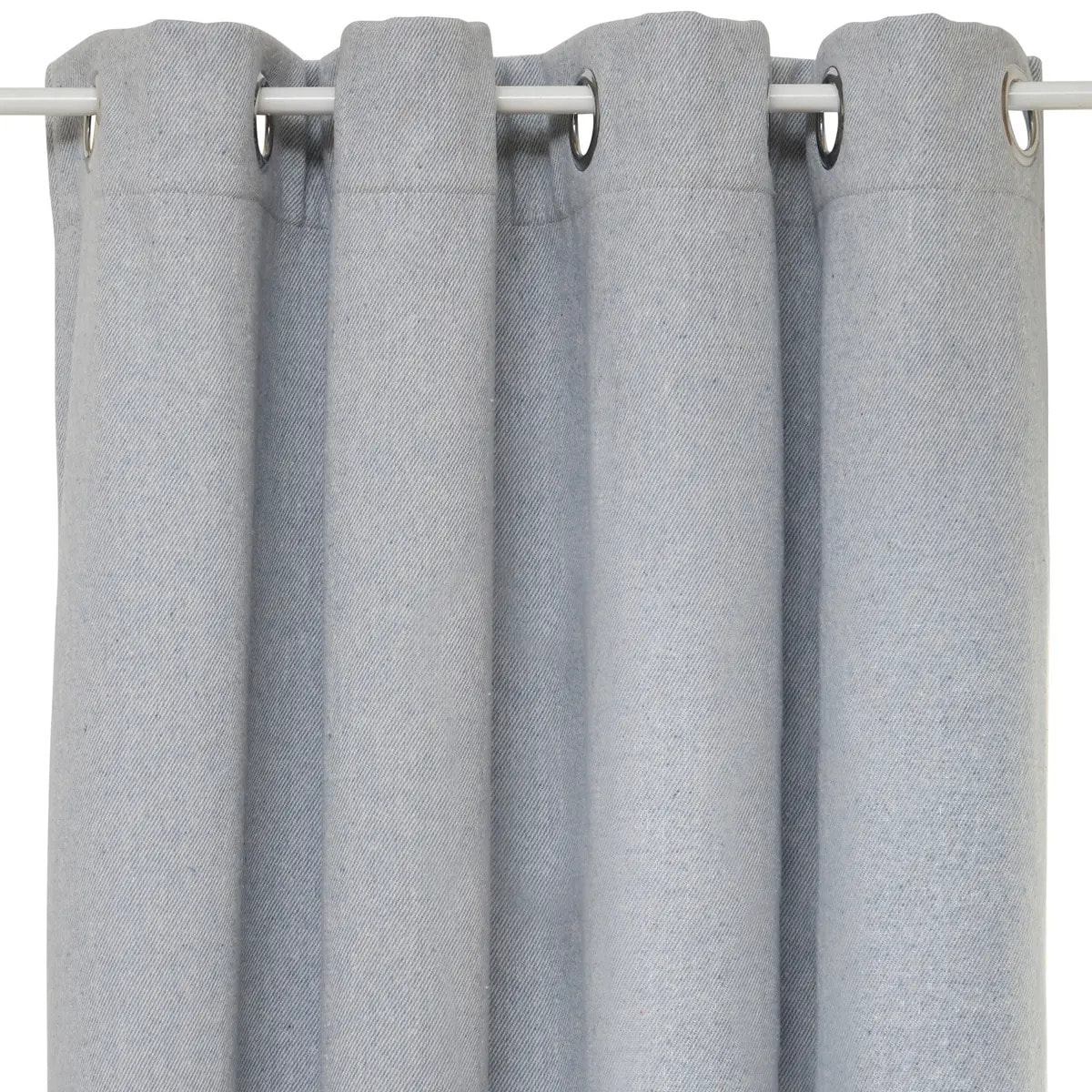 Rideau isolant Kys bleu minéral 140x260cm