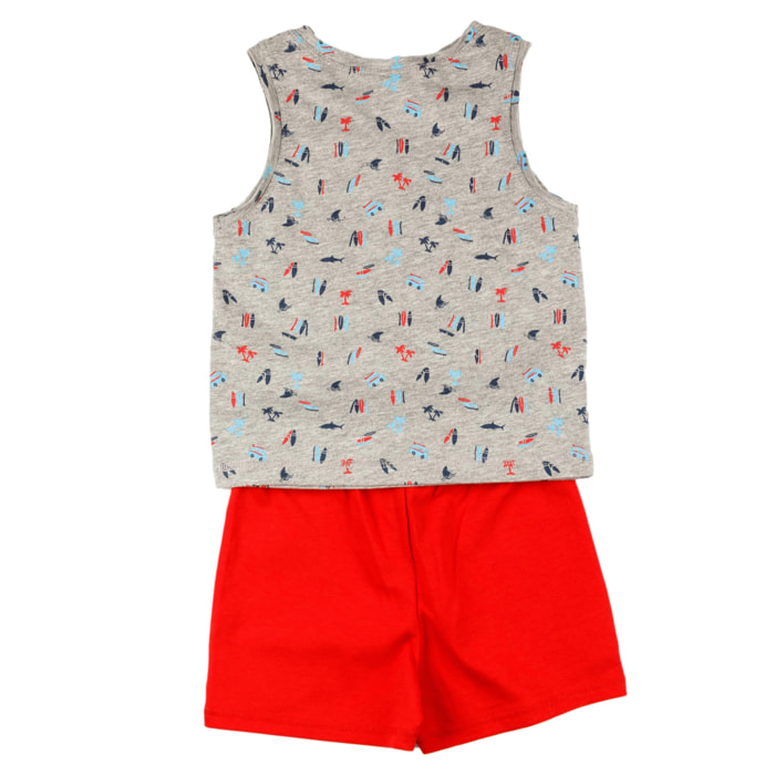 Set Bambino Con Canotta E Pantaloncini