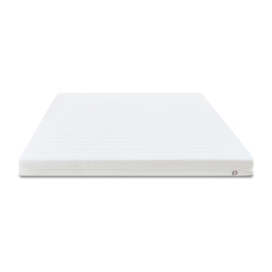 Matelas Egio, 12 cm, Latex Synthétique, Soutien Ferme, Déhoussable, Aération Optimale, Fabrication Française