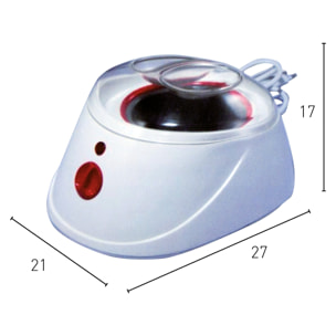 calentador cera parafina - blanco