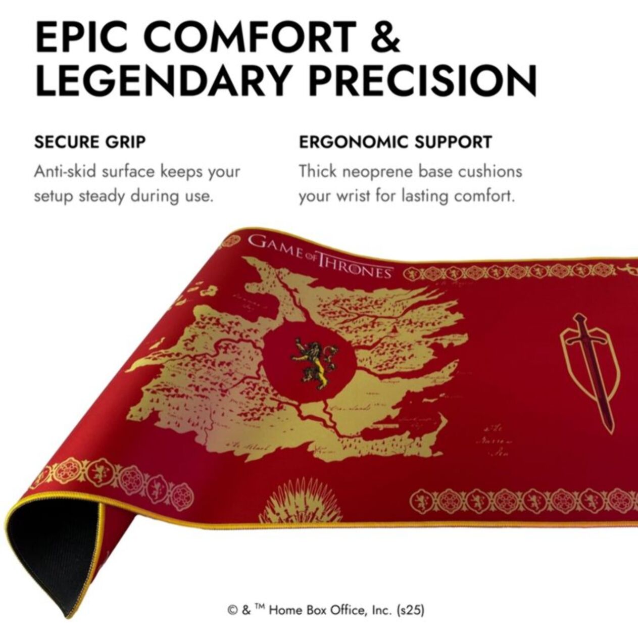 Tapis de souris LEXIP GAME OF THRONES LANNISTER XXL