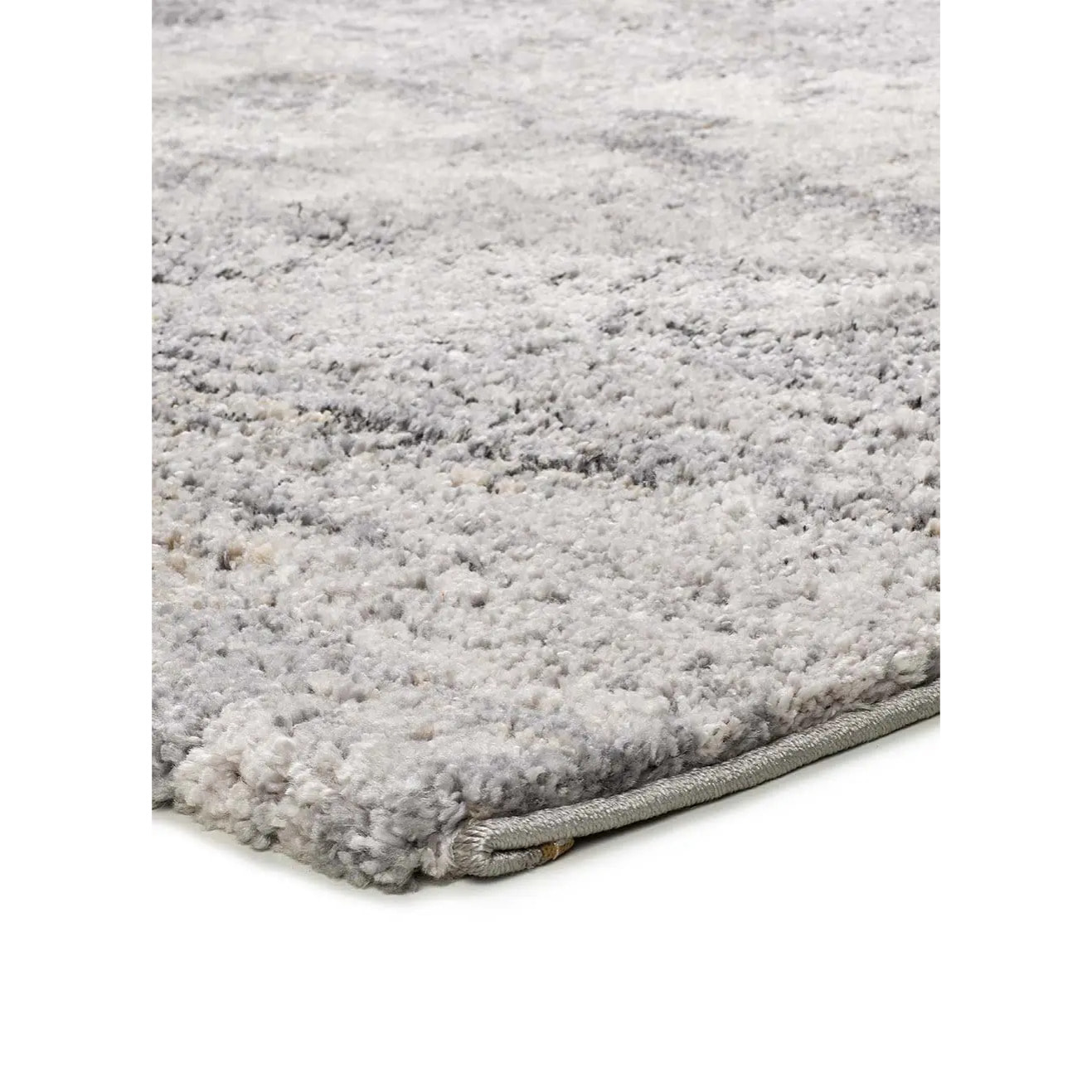 KIVET Alfombra shaggy abstracta en gris, varias medidas disponibles