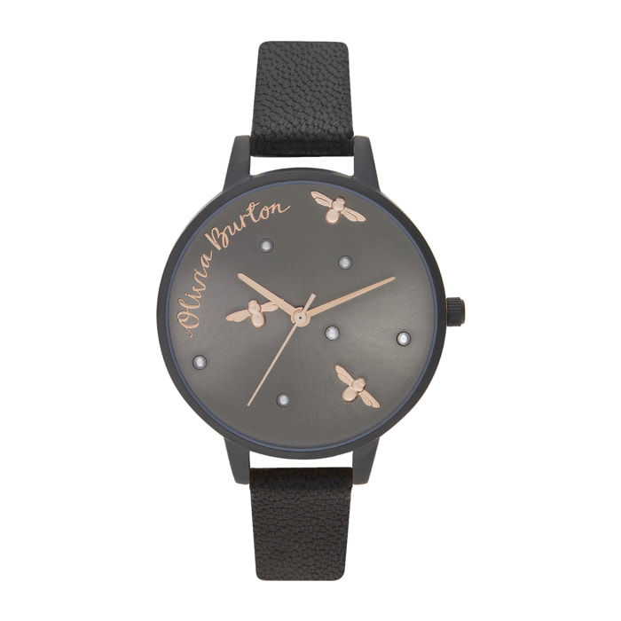 Reloj Olivia Burton OB16PQ02 Mujer Analogico Cuarzo con Correa de Piel