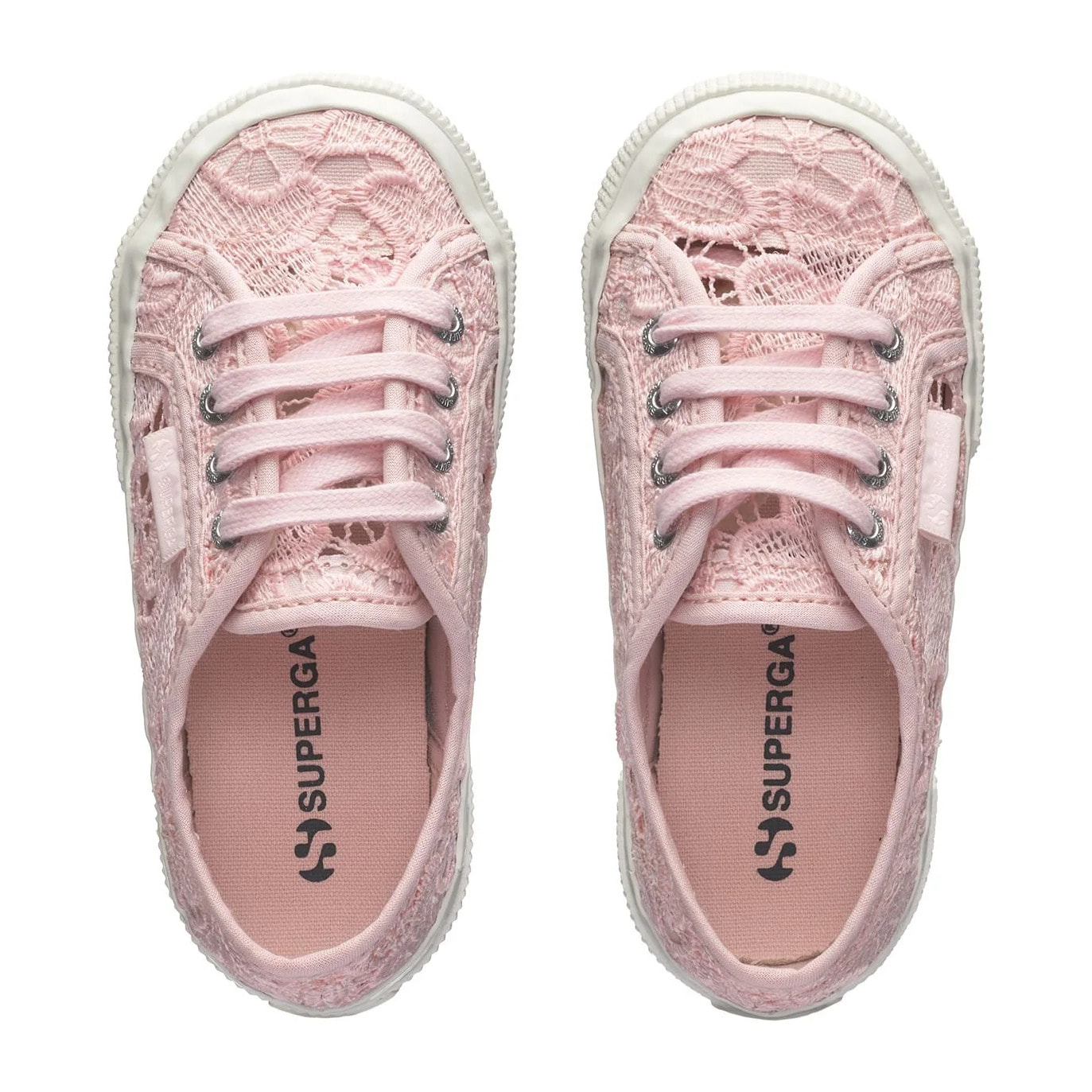 Le Superga Bambina Rosso 2750 Kids Macrame