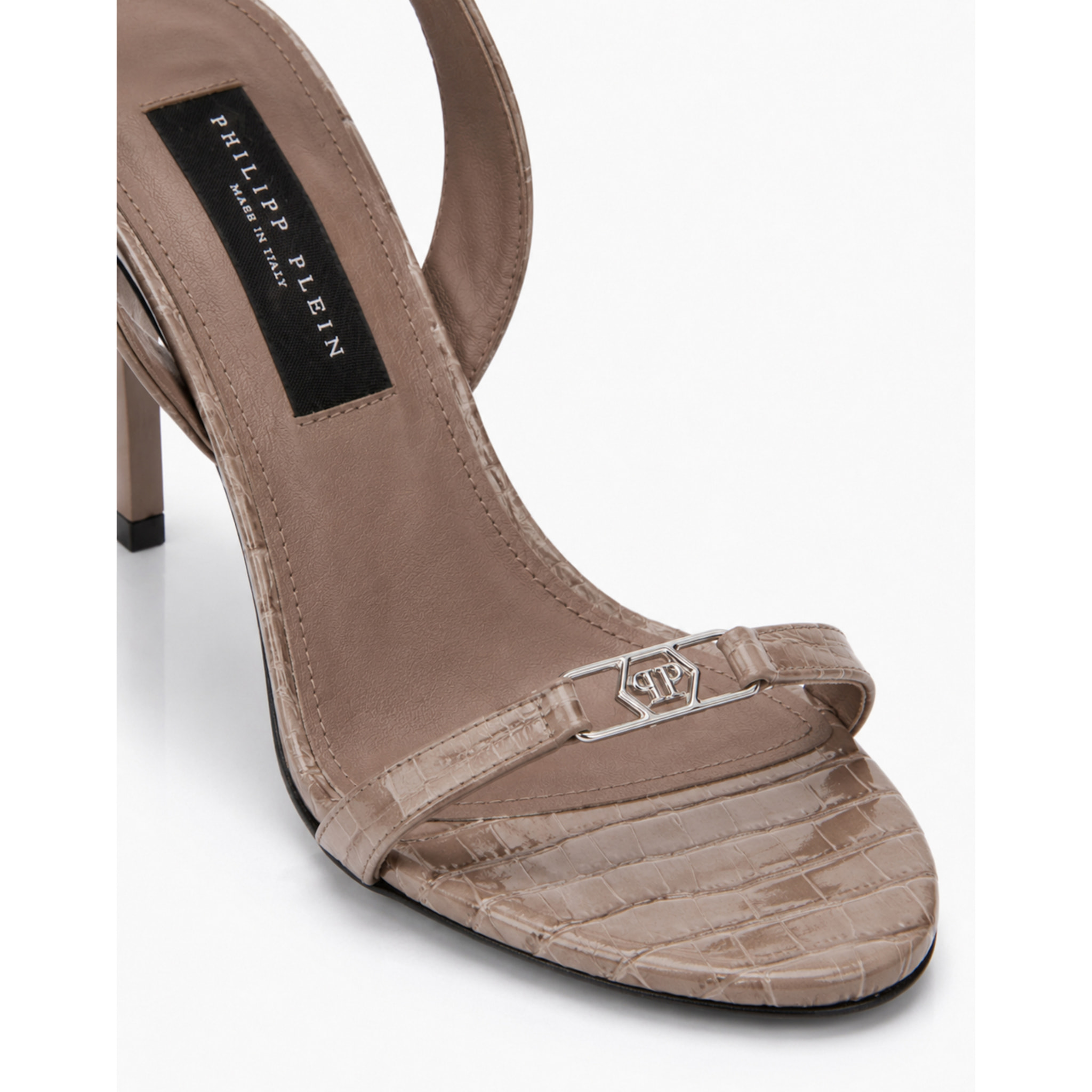 PHILIPP PLEIN Sandali con tacchi alti HEXAGON