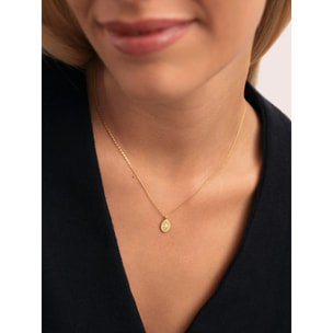 Collana Medallion Polaris Placcato Oro