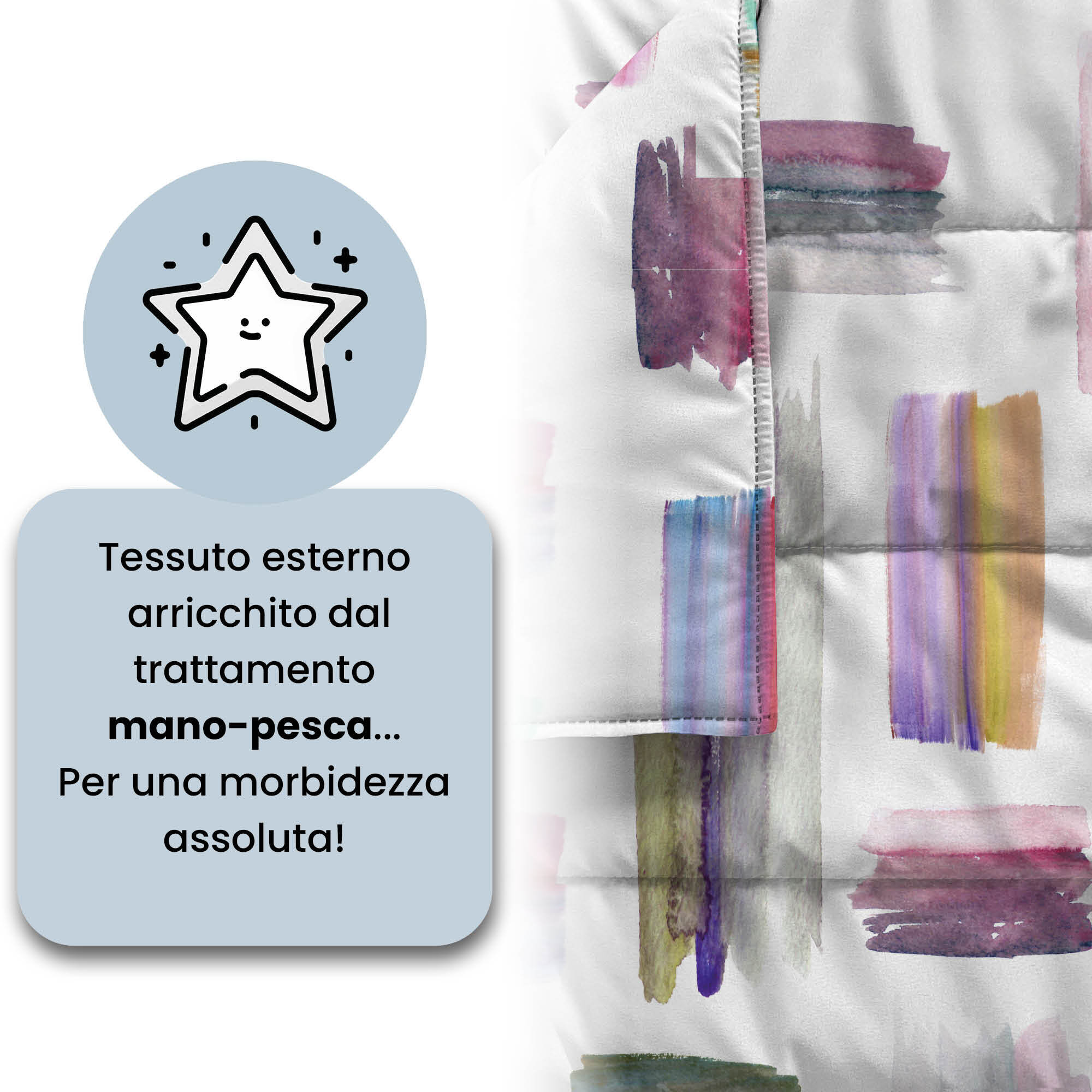 TRAPUNTINO ESTIVO BASIC, 100gr - Made in Italy - MATRIMONIALE