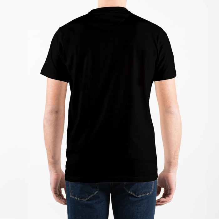 T-shirt basic maniche corte con logo ricamato