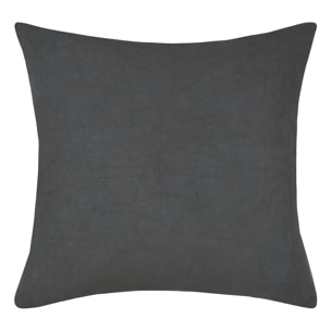 Housse de coussin imprimée motif léopard - Marron Foncé