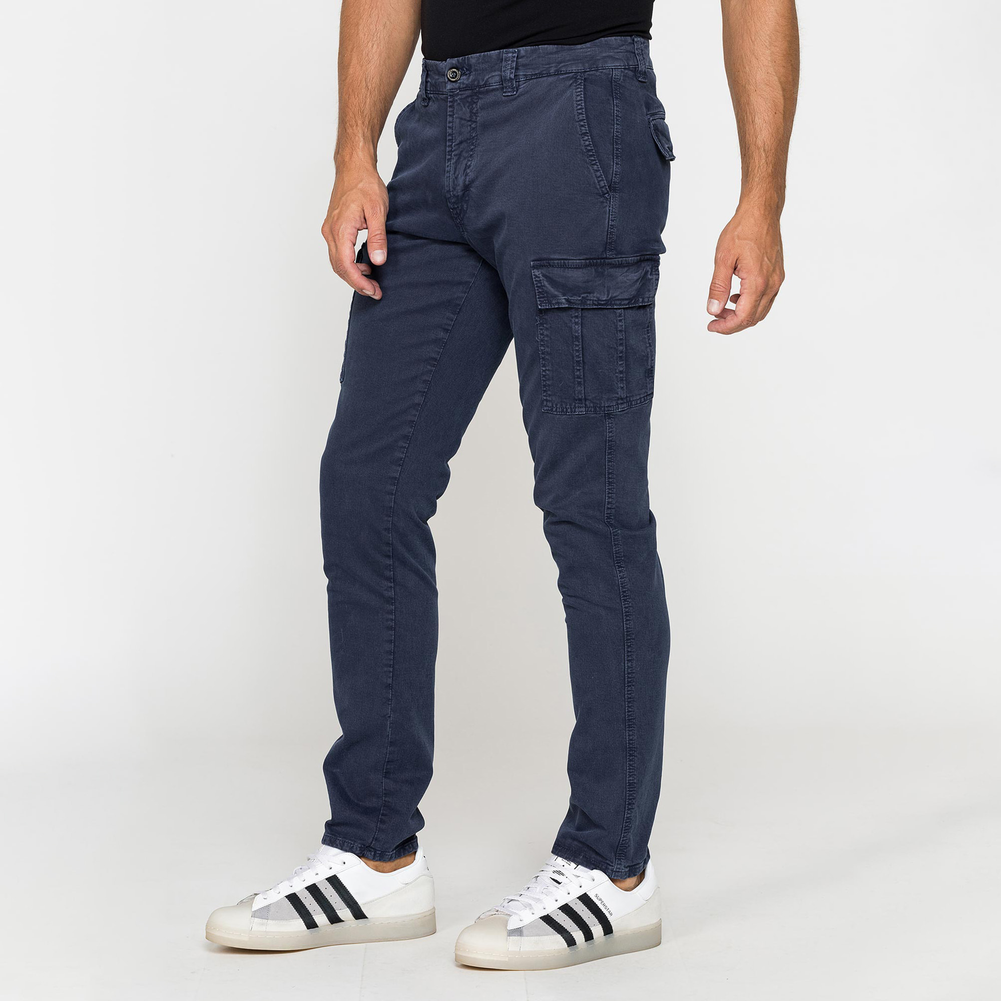 CARGO MOD. 619 SLIM FIT IN PESANTE GABARDINA STRETCH