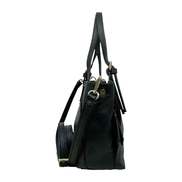 Borsa a mano Cheval Firenze Sarin Mini Nero