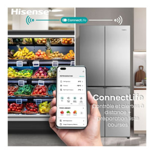 Réfrigérateur multi portes HISENSE RQ5P470SMIE