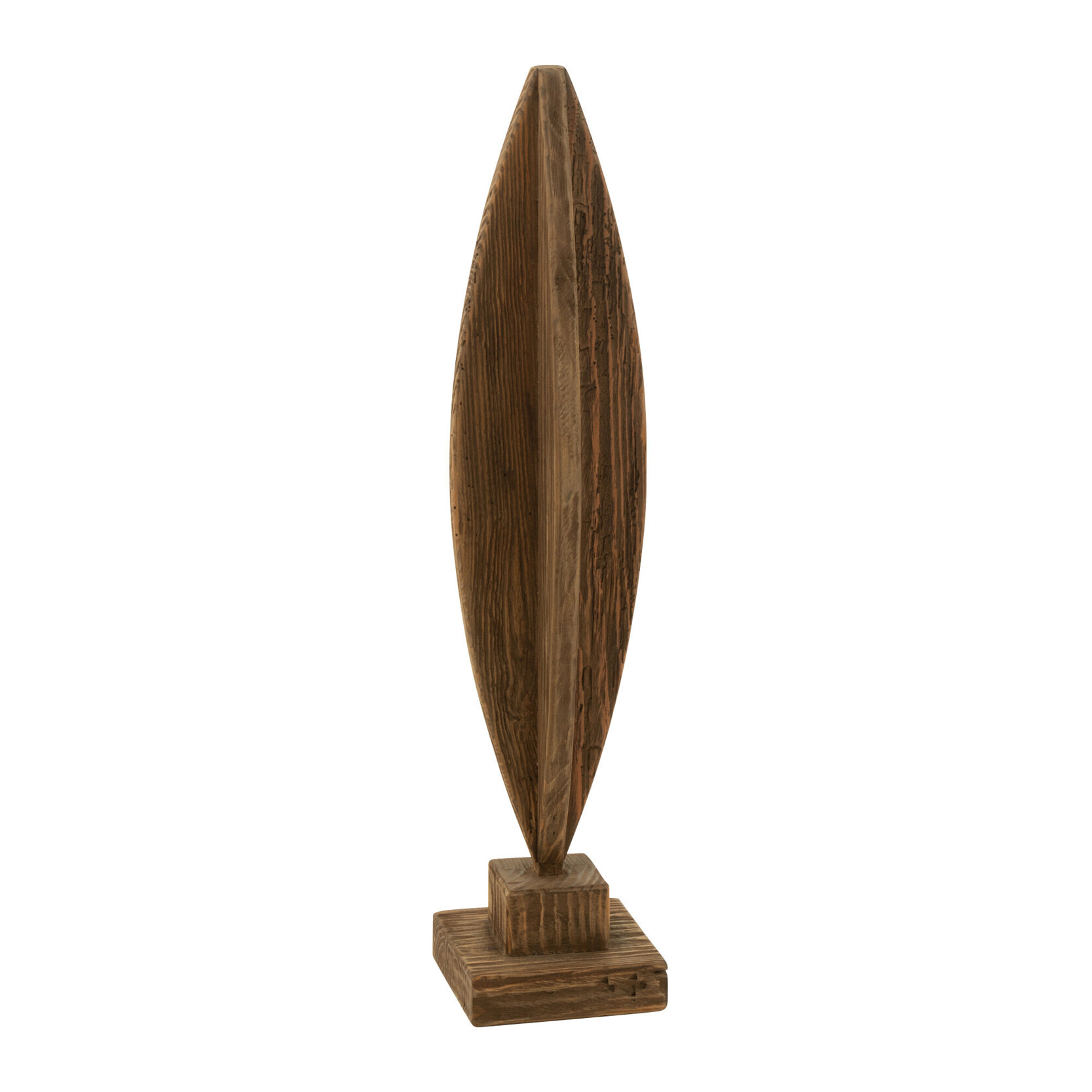 J-Line décoration sur Pied Luke - bois de Pin - brun - small