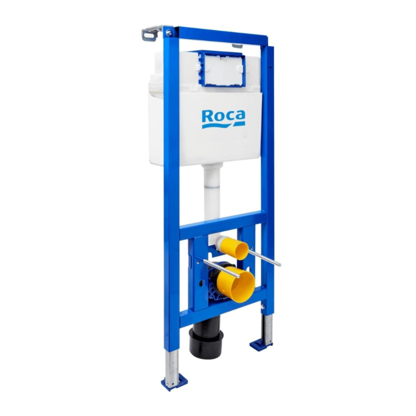 Bâti-support WC suspendu, installation sur cloison légère, hauteur 112 cm, chasse 2/4-6 L + plaque blanche (ROW01-FR)