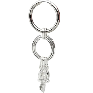 Cuelgabolso_llavero charms suerte en plata chapado