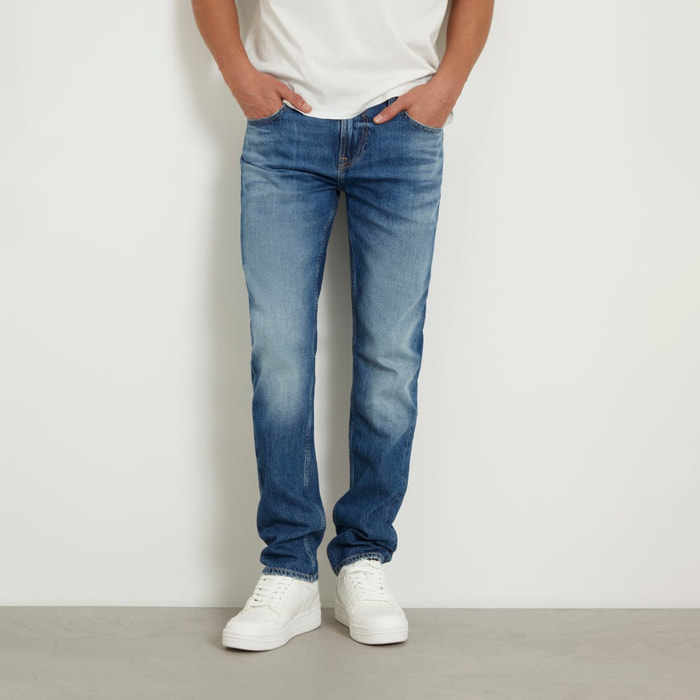 Jeans Angels - coupe slim - coton - bleu denim